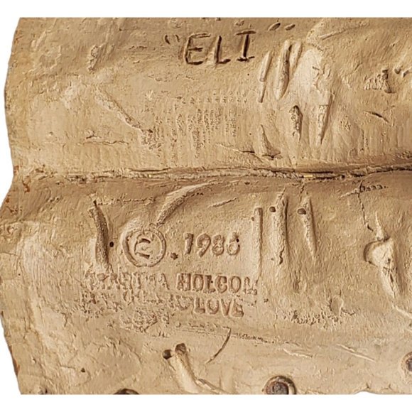 ALL GOD'S CHILDREN figurine "ELI" Cowboy 1986 Signed By Martha Holcombe - Picture 7 of 9